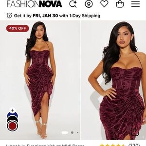 Women’s Fashion Nova Honolulu nights dress, 2X